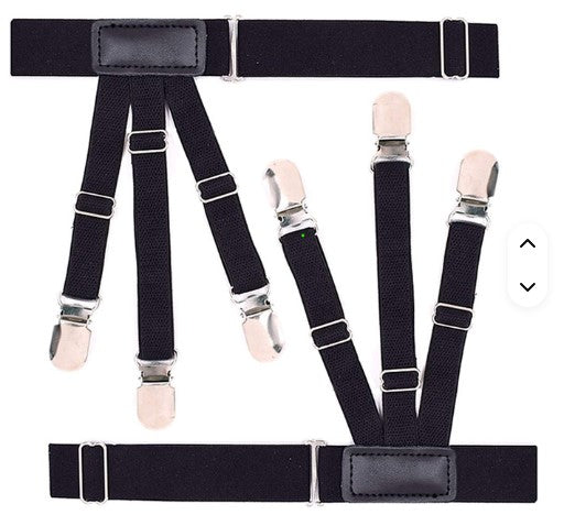 CIMORA – Jarretelle de maintien de chemise invisible