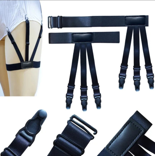 CIMORA – Jarretelle de maintien de chemise invisible