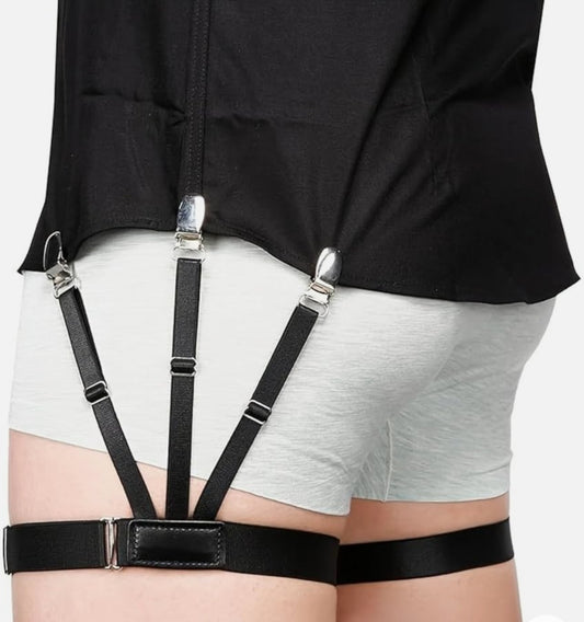 CIMORA – Jarretelle de maintien de chemise invisible